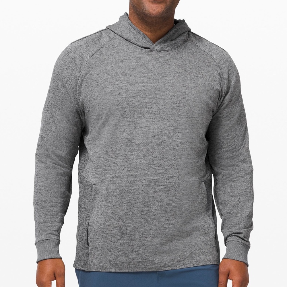 Lululemon Textured Tech Hoodie (Graphite Grey Vapor, L)